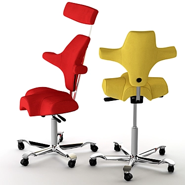 HAG Capisco: Dynamic Office Chair 3D model image 1 