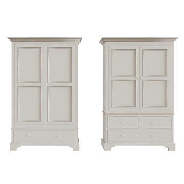 Chichester Wardrobe: Elegant and Spacious 3D model image 1 