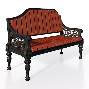 Theater Small Bench: Moscow Inspiration 3D model image 1 