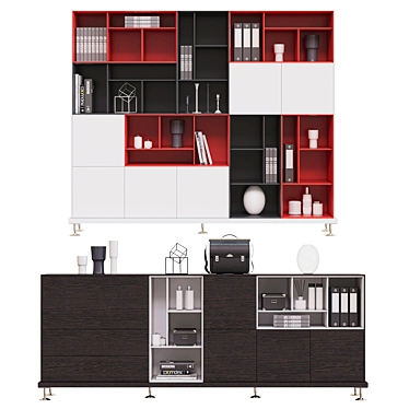 Enosi Evo Cabinets: Sleek and Stylish 3D model image 1 