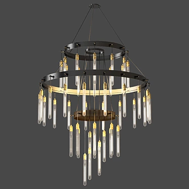 RH Axis Three 2013 Chandelier 3D model image 1 