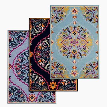 High-Quality Carpet Set with Multiple Textures 3D model image 1 