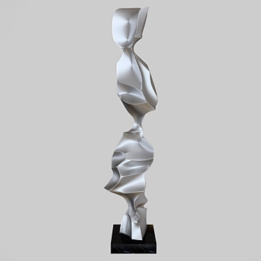 Resilient Spirit: Perseverance Statue 3D model image 1 