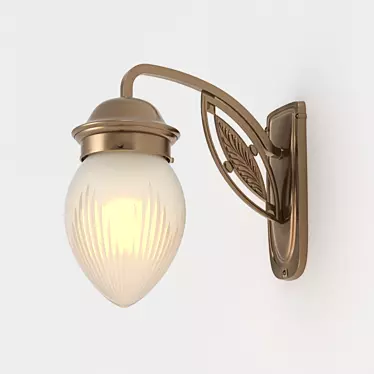 Elegant Pannon Wall Light 3D model image 1 