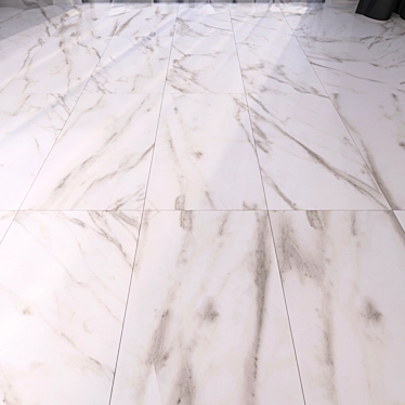 Luxury Marble Floor Tiles 3D model image 1 