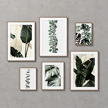 Modern 6 Piece Gallery Frames 3D model image 1 