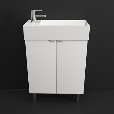 IKEA LILLANGEN Bathroom Sink Cabinet 3D model image 1 