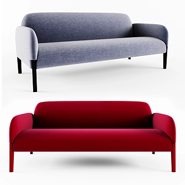 Join Low Sofa: Elegant and Versatile 3D model image 1 