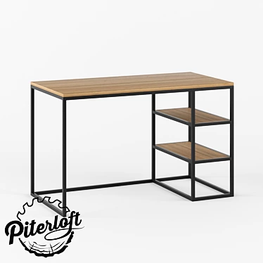 Table carter: Stylish Loft Wood and Metal Table - Customizable Dimensions [Link]
Stylish Loft Table: Customizable Wood and Metal 3D model image 1 