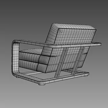 Restoration Hardware LAURENT Armchair 3D model image 1 