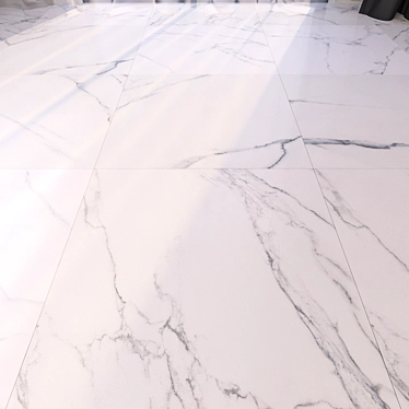 Exquisite Marble Floor Texture 3D model image 1 