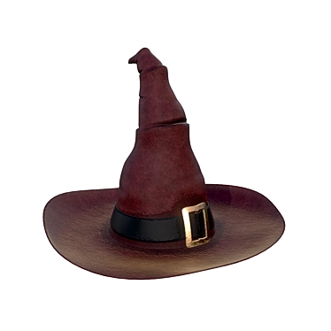 Mystic Witch Hat: Hauntingly Exquisite! 3D model image 1 