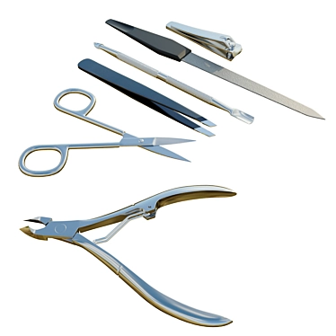 Pristine Nails Manicure Set 3D model image 1 