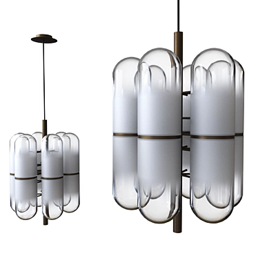 Italian Design: Charlotte M Pendant Lamp 3D model image 1 