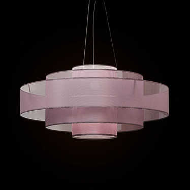 Ocher Cloud Pendant: Sleek & Stylish Lighting 3D model image 1 