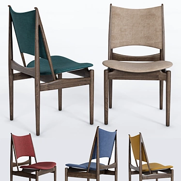 Egyptian Chair: Timeless Design by Finn Juhl 3D model image 1 