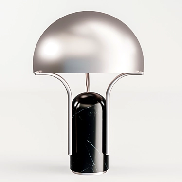 Sleek Affinity Dome Table Lamp 3D model image 1 