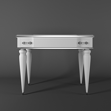 Elegant Estelle Dressing Table 3D model image 1 