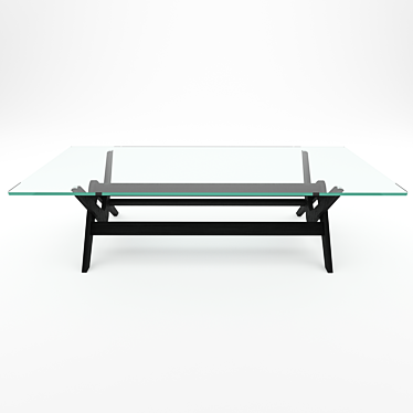 Modern Cassina Capitol Complex Table 3D model image 1 