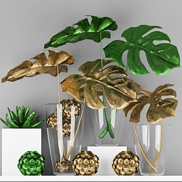 Indoor Greenery Collection 3D model image 1 