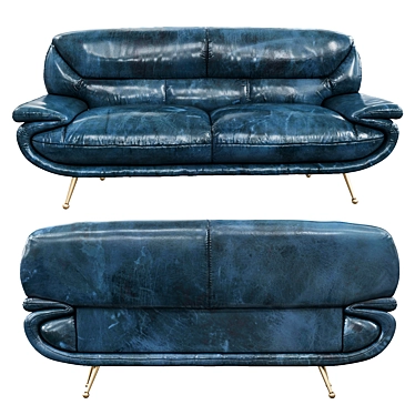 Elegant Vintage Arcadia Sofa 3D model image 1 