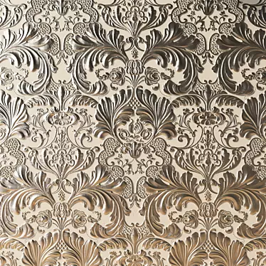 Elegant Renaissance Wallcoverings 3D model image 1 