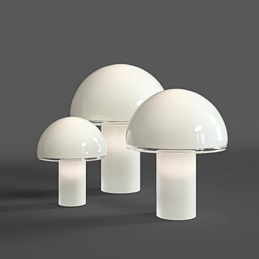 Sleek ONFALE Lamp: Elegant Design & Soft Illumination 3D model image 1 