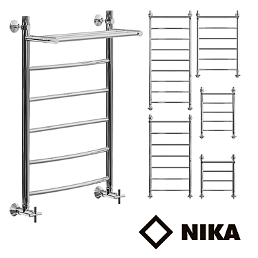 Title: Elegant Heated Towel Rail by Nick 3D model image 1 