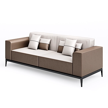 Ultimate Comfort Sofa 3D model image 1 
