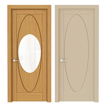 Title: Elegant Classic Doors for Timeless Interiors 3D model image 1 