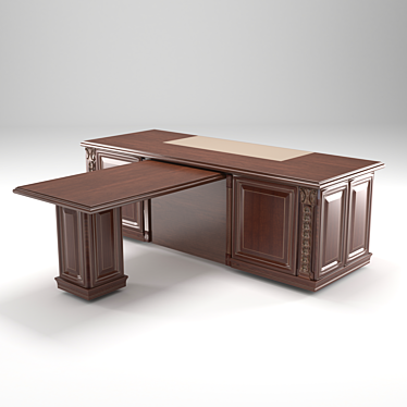 Executive Office Table 3D model image 1 