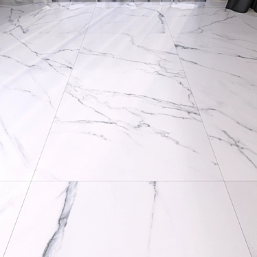Luxurious Marble Floor: HD Textures 3D model image 1 