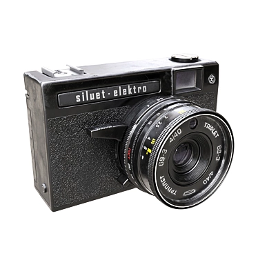 Vintage Siluet Electro Camera 3D model image 1 