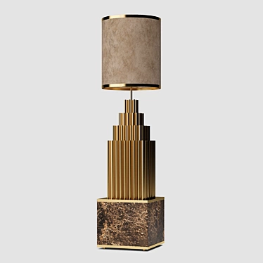 Elegant Paramount Floor Lamp 3D model image 1 