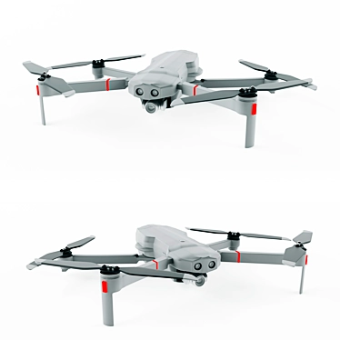 Modular Compact Drone 3D model image 1 