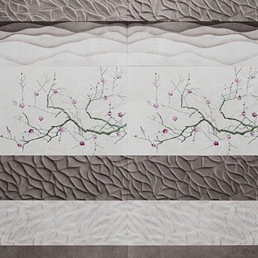 Elegance in Ceramic Tiles 3D model image 1 