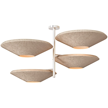 Modern Siam Pendant Light 3D model image 1 