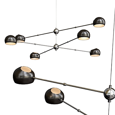 Sleek Oval Boi Lamp by David Weeks 3D model image 1 