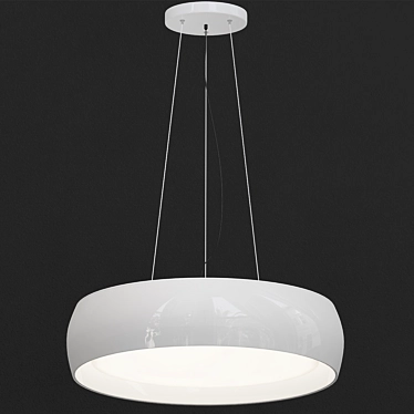 Elegant Light Fixture: TREVISO Pendant Lamp 3D model image 1 