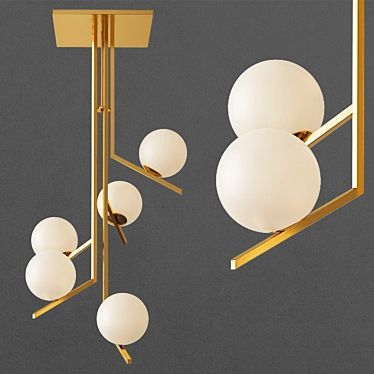  Modern Elegance: DODO Suspension Lamp 3D model image 1 