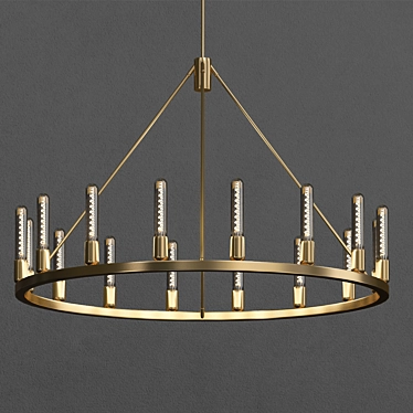  Illuminate Your Space: Spark 36 Chandelier 3D model image 1 