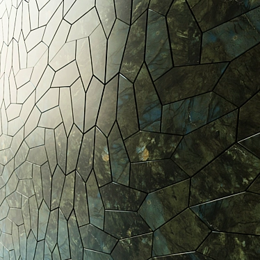 Marvel Dream Tile: Leaf Lapp Mosaic 3D model image 1 