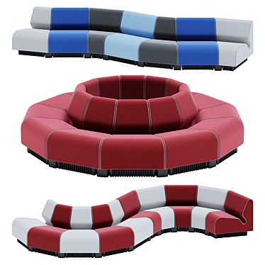 Chic and Modular: Herman Miller Chadwick 3D model image 1 