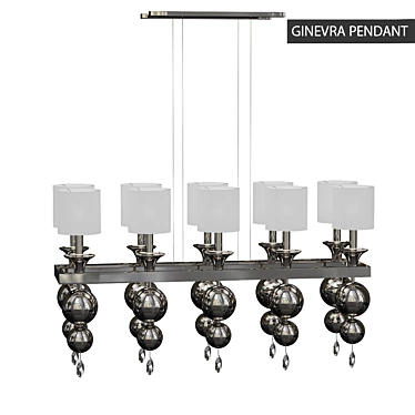 Elegant Ginevra Pendant 3D model image 1 