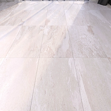 Marble Floor Tiles: HD Textures 3D model image 1 