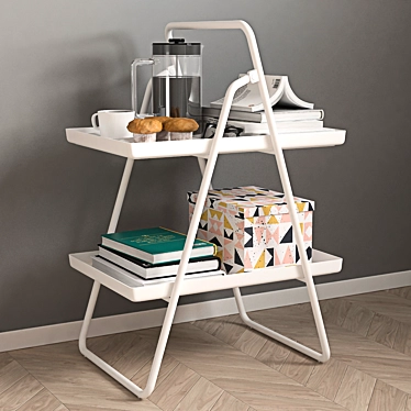 Versatile IKEA Tray Stand 3D model image 1 