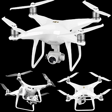 Phantom 4 Pro: Advanced Obstacle Avoidance 3D model image 1 