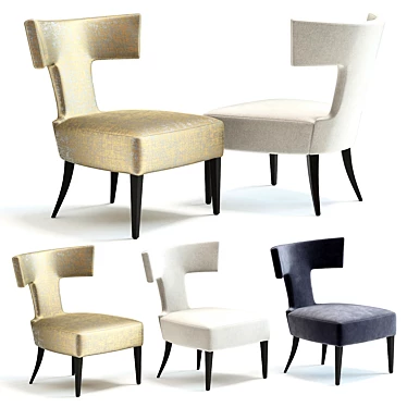 Portman Armchair: Luxurious Comfort for Any Space 3D model image 1 