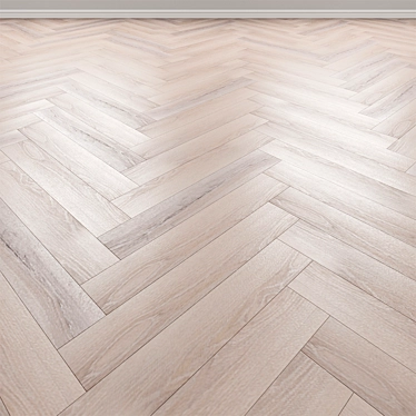 Hermitage Oak Vinyl Parquet 3D model image 1 