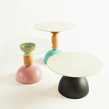 Elegant Rondo Table: Fit Your Style 3D model image 1 